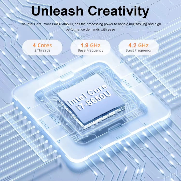 2026 New Laptop Computer Windows 11 Intel Atom X7 A3950 Notebook PC Gamer 12GB RAM 512GB 1TB SSD 1920*1080 Office Computer
