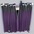 20Pcs Makeup Brushes Set Eyeliner Brush Blending Brush Makeup Brush for Cheeks Eye Cosmetic Foundation Brush with Makeup Sponge