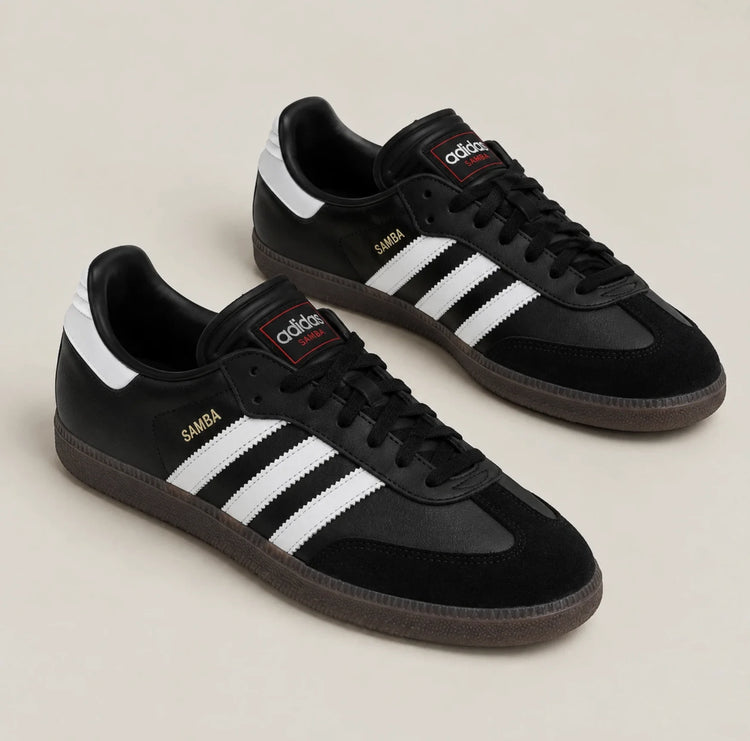 Adidas Samba Indoor Core Black Cloud White IH6000 Men's Casual Sneakers New