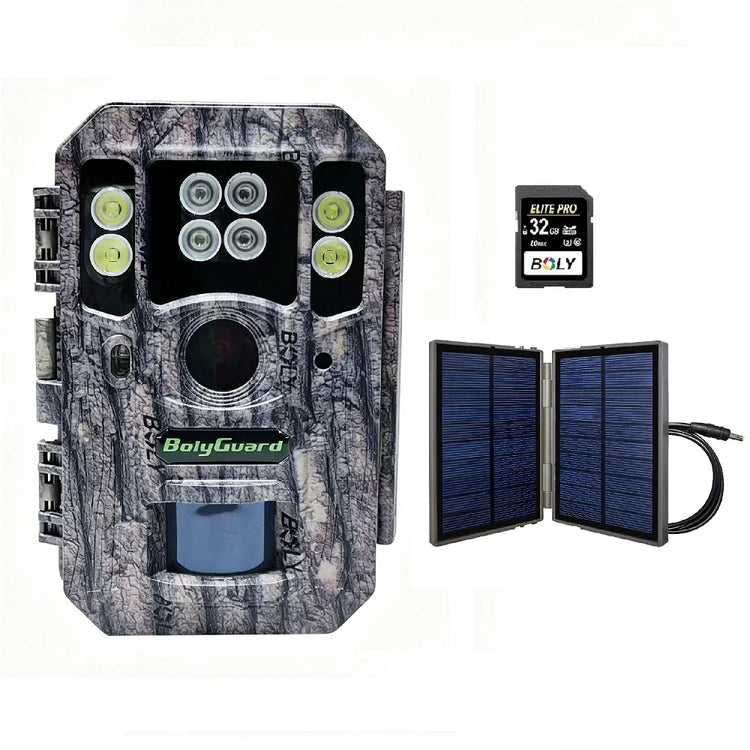 BolyGuard BG662-HQ 940nm Night Vision Invisible 4K Video 56MP Hunting Camera Portable Outdoor Trail Camera Gift SD Card