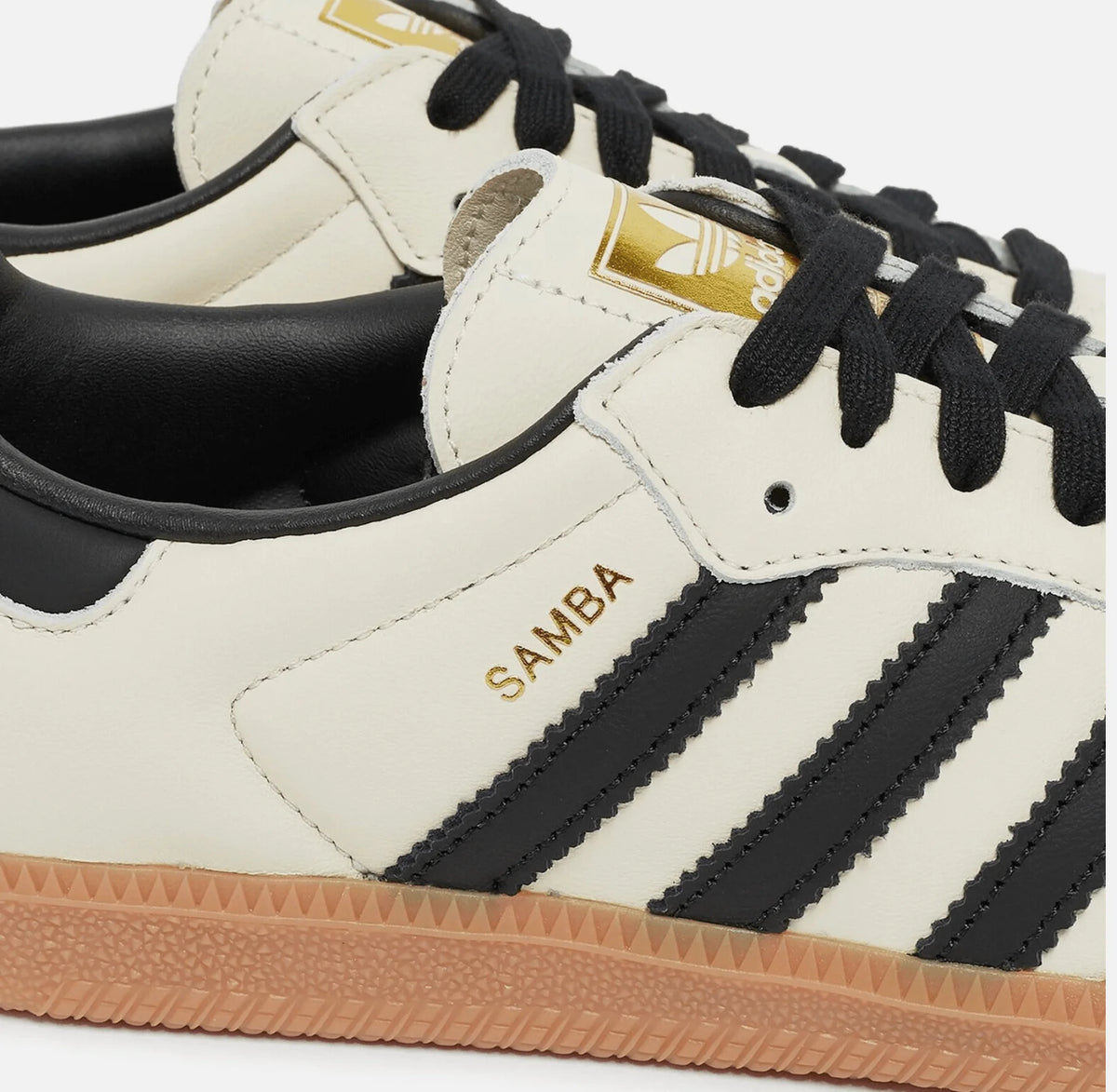 Adidas Samba OG Cream White Sand Strata ID0478 Women's Fashion Sneakers New