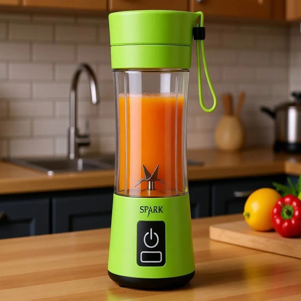 Spark - Rechargeable Blender for Juices, Shakeyes and Smoothies, Portable, 380 Ml, 4 Colors Available, Silent, Ergonomic and Elegant.