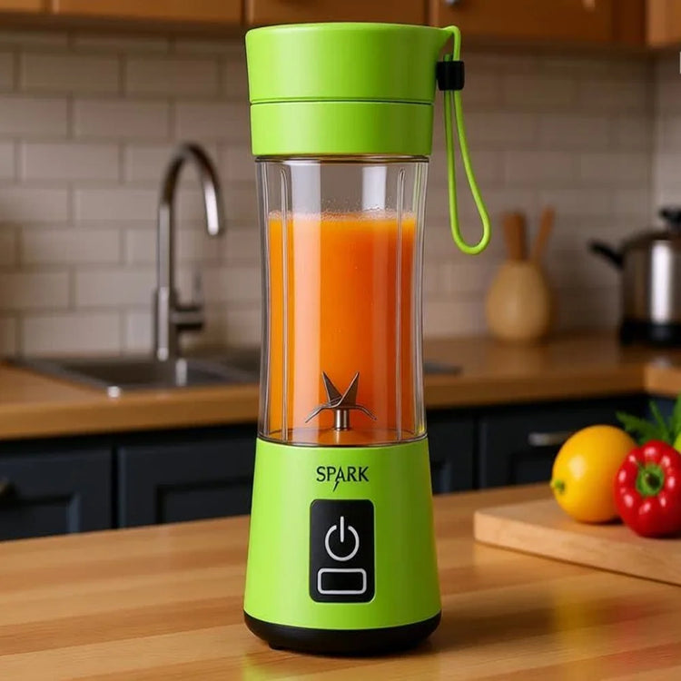 Spark - Rechargeable Blender for Juices, Shakeyes and Smoothies, Portable, 380 Ml, 4 Colors Available, Silent, Ergonomic and Elegant.