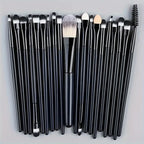 20Pcs Makeup Brushes Set Eyeliner Brush Blending Brush Makeup Brush for Cheeks Eye Cosmetic Foundation Brush with Makeup Sponge