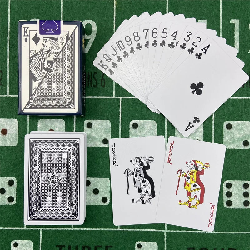 1pcs Playing Cards PVC Pokers Plastic Baccarat Texas Hold'em Poker Cards Board Games Waterproof Wearable Card Game Baralho Deck