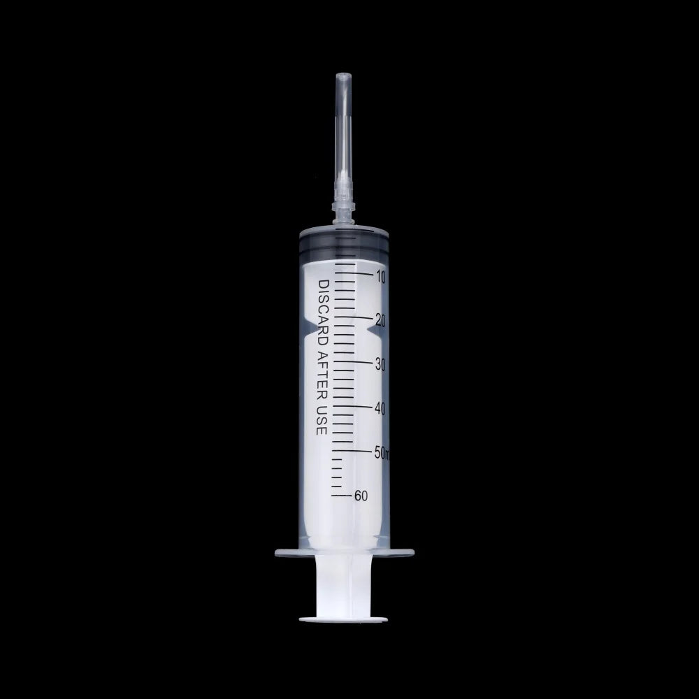 1Pcs 3-60ml Syringe Epoxy Resin Shaker with Dispense Needles for DIY Jewelry Resin Mold Charms Liquid Injection Pipette Tools