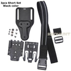 Tactical Drop Leg Holster QLS 19 22 Mid-low Belt Holster Loop Universal Pistol Holster Elactic Thigh Strap for Hunting
