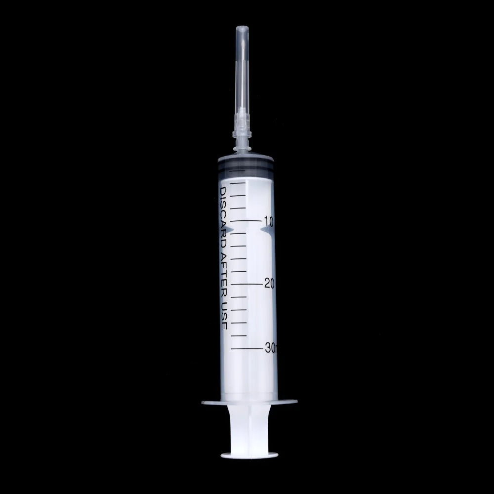 1Pcs 3-60ml Syringe Epoxy Resin Shaker with Dispense Needles for DIY Jewelry Resin Mold Charms Liquid Injection Pipette Tools