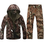 Tactics Jackets Men Outdoors Hunting Clothes Windproof Waterproof Coats Mens Camouflage Male Soft Shell Outdoor Fleece Jacket