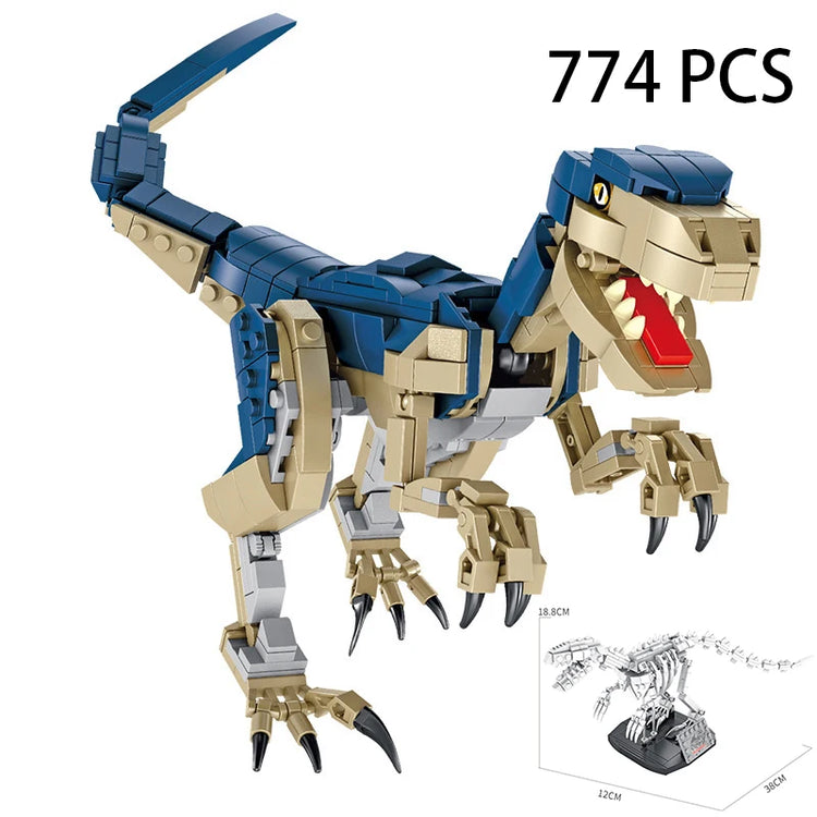 Dinosaurs Fossil Indominus T Rex Dino Park Model Building Blocks Kits Jurassic Bricks World Tyrannosaurus Triceratops Sets