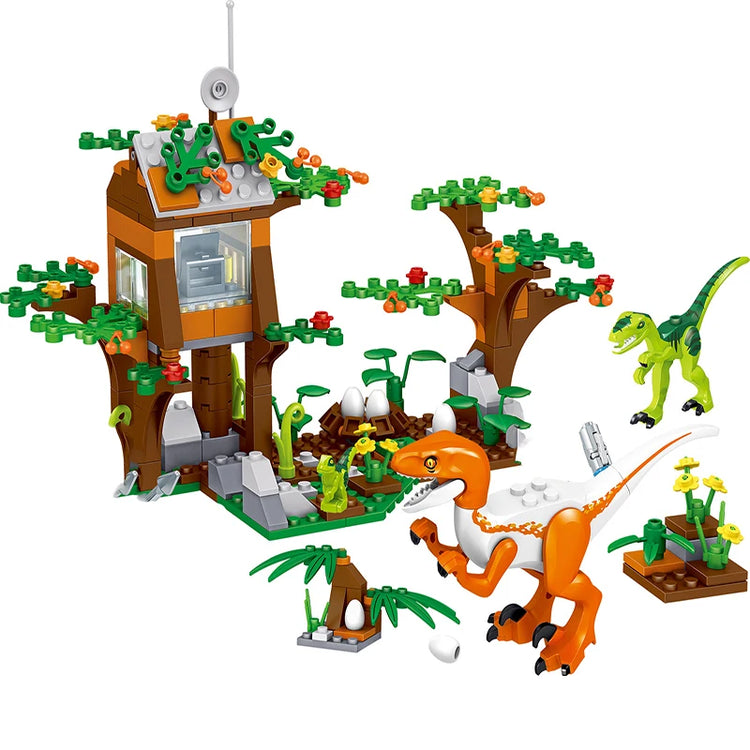 Dinosaurs Fossil Indominus T Rex Dino Park Model Building Blocks Kits Jurassic Bricks World Tyrannosaurus Triceratops Sets