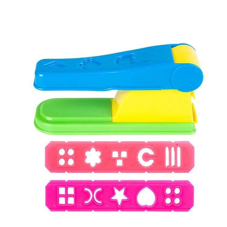 Plasticine Model Playdough Tools Set for Kids 3D Syringe Roller Impression Moulds Play Dough Tools Kit Clay Craft Toys Gift