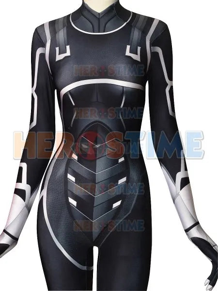 The Heist Black Cat Cosplay Costume Costume 3D Print Spandex Zentai Bodysuit Halloween Costume for Woman with Mask