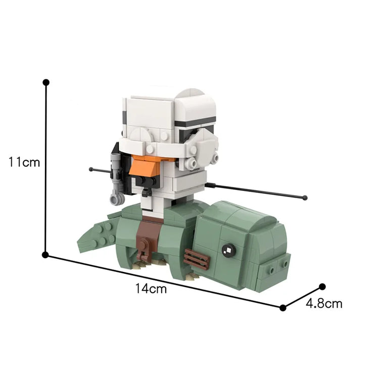 LEQUMOC Space Wars Figures Vader-Anakined Queen Jar Binksed General-Grievous Building Blocks  Toys for Gifts