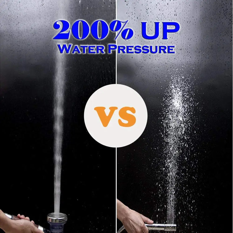New 3 Modes Filtered Shower Head for Hard Water Handheld High Pressure Showerhead with Mineral Stones Eco Spa Bathroom Shower