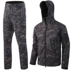 Tactics Jackets Men Outdoors Hunting Clothes Windproof Waterproof Coats Mens Camouflage Male Soft Shell Outdoor Fleece Jacket