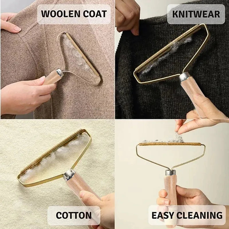 Portable Lint Remover Pet Hair Remover Brush Carpet Wool Coat Clothes Lint Pellet Manual Shaver Removal Scraper Cleaning Tool