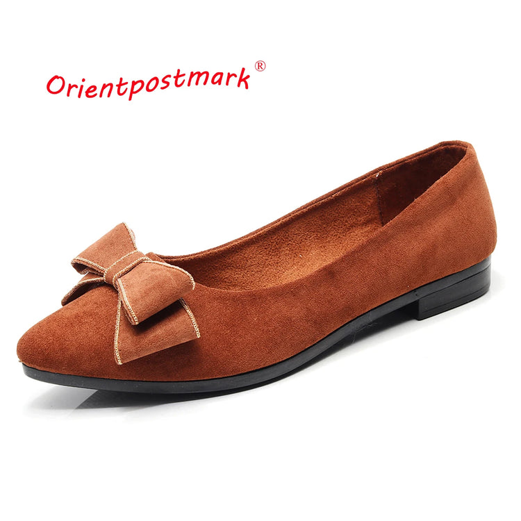 Women Flats Ballet Shoes  Office Work Shoes Women FlatsOversize Boat Shoes Cloth Sweet Loafers Women's Pregnant Flats Shoes