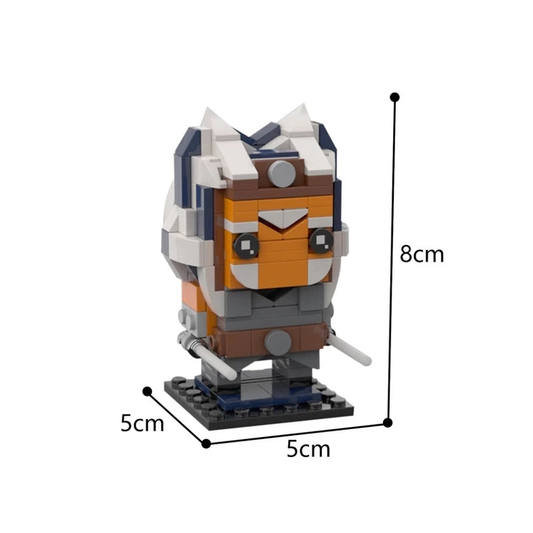 LEQUMOC Space Wars Figures Vader-Anakined Queen Jar Binksed General-Grievous Building Blocks  Toys for Gifts