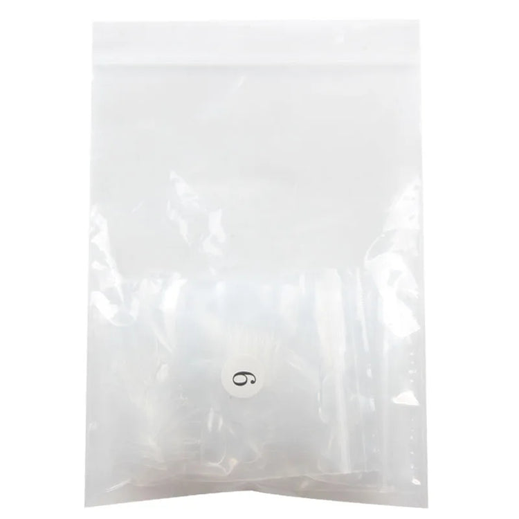 TSZS 200pcs Short Medium Oval Almond Square Fake Nails Full Cover Single Size Acrylic Clear Art Tips For Display Stick-On Nail