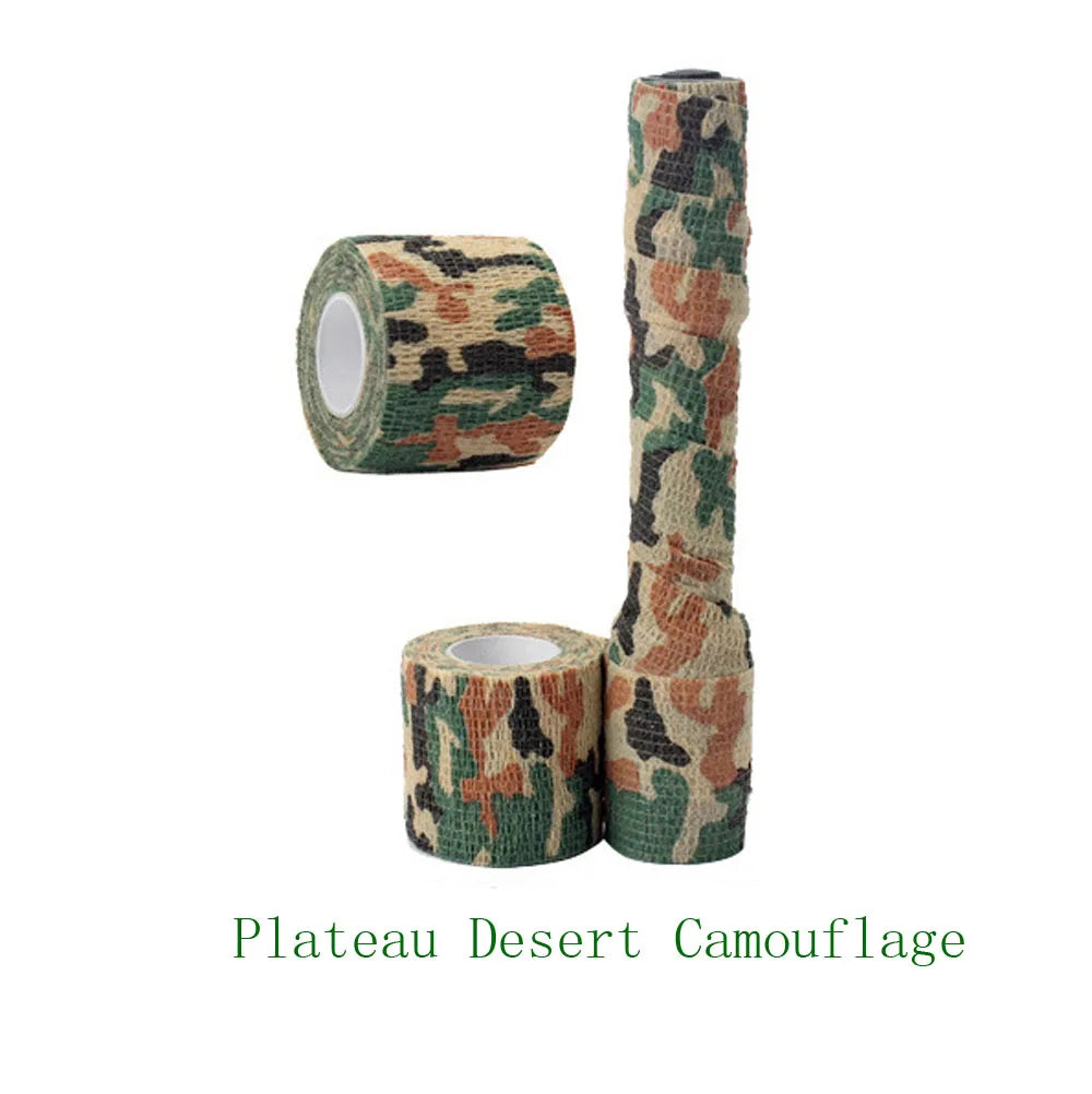 1 Roll U Pick 4.5m*5cm Waterproof Outdoor Camo Hiking Camping Hunting Camouflage Stealth Tape Wraps
