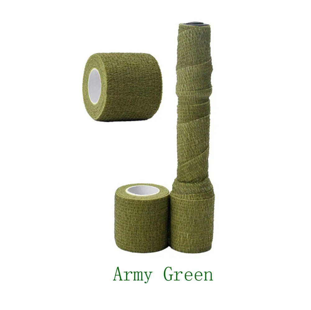1 Roll U Pick 4.5m*5cm Waterproof Outdoor Camo Hiking Camping Hunting Camouflage Stealth Tape Wraps