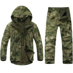 Tactics Jackets Men Outdoors Hunting Clothes Windproof Waterproof Coats Mens Camouflage Male Soft Shell Outdoor Fleece Jacket