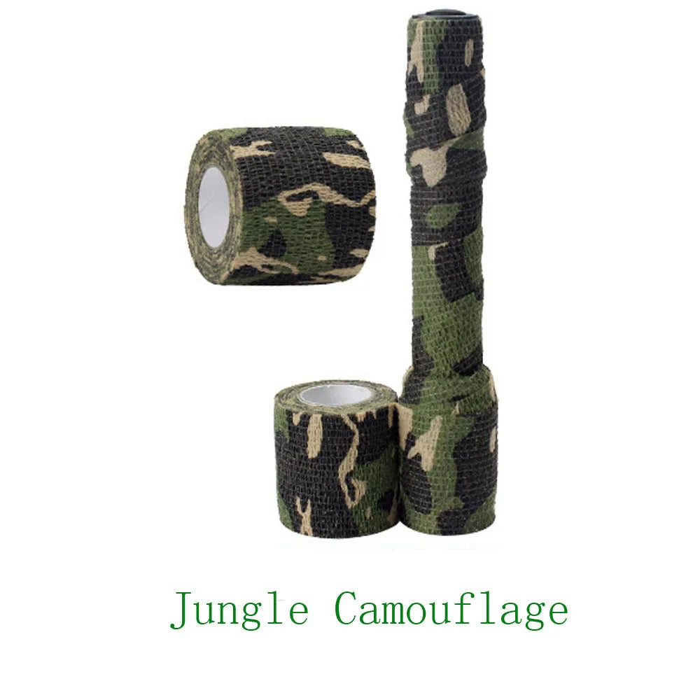 1 Roll U Pick 4.5m*5cm Waterproof Outdoor Camo Hiking Camping Hunting Camouflage Stealth Tape Wraps