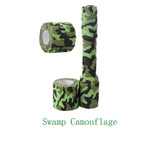 1 Roll U Pick 4.5m*5cm Waterproof Outdoor Camo Hiking Camping Hunting Camouflage Stealth Tape Wraps