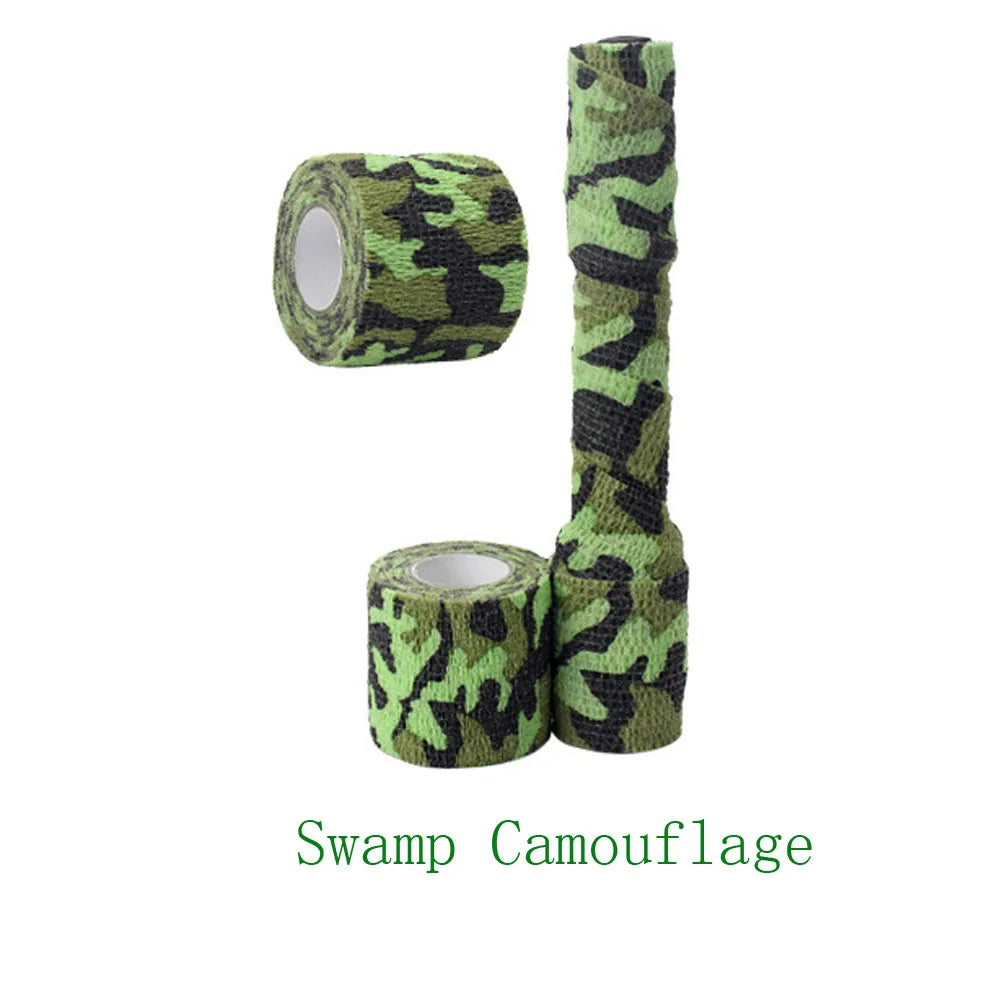 1 Roll U Pick 4.5m*5cm Waterproof Outdoor Camo Hiking Camping Hunting Camouflage Stealth Tape Wraps