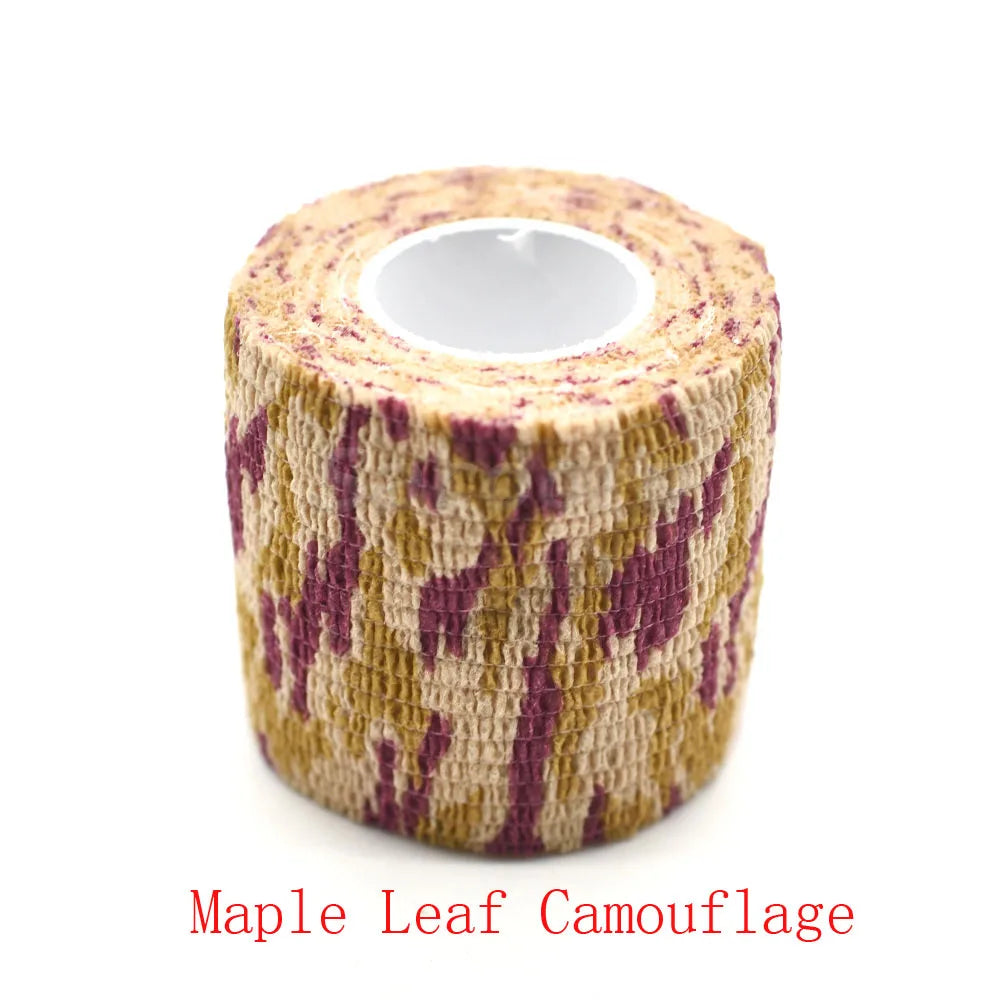 1 Roll U Pick 4.5m*5cm Waterproof Outdoor Camo Hiking Camping Hunting Camouflage Stealth Tape Wraps