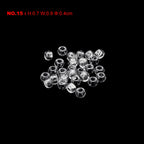 10pcs Cord Lock Plastic Stopper Cord Ends Toggles Clip Buckle Transparent Clear Frost For Shoelace Clothing DIY Bag Accessories