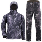 Tactics Jackets Men Outdoors Hunting Clothes Windproof Waterproof Coats Mens Camouflage Male Soft Shell Outdoor Fleece Jacket
