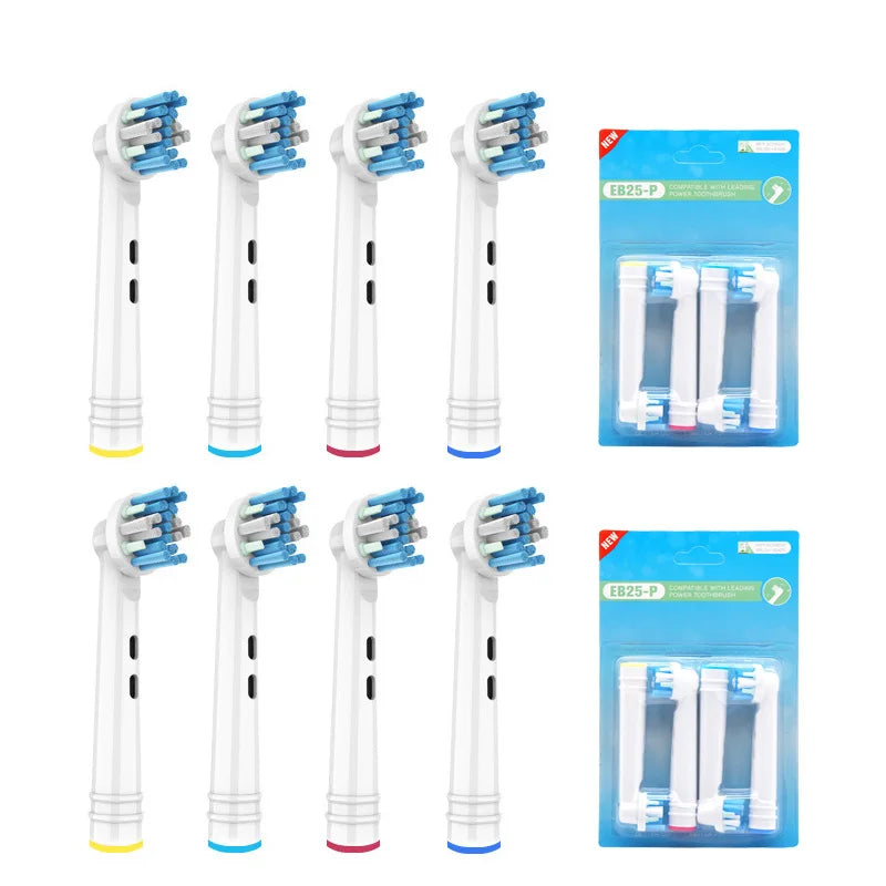 New 16pcs Brush Heads for Oral B Toothbrush, Compatible with Pro Genius and Smart, Including Floss, Cross, Precision & Whitening