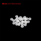 10pcs Cord Lock Plastic Stopper Cord Ends Toggles Clip Buckle Transparent Clear Frost For Shoelace Clothing DIY Bag Accessories