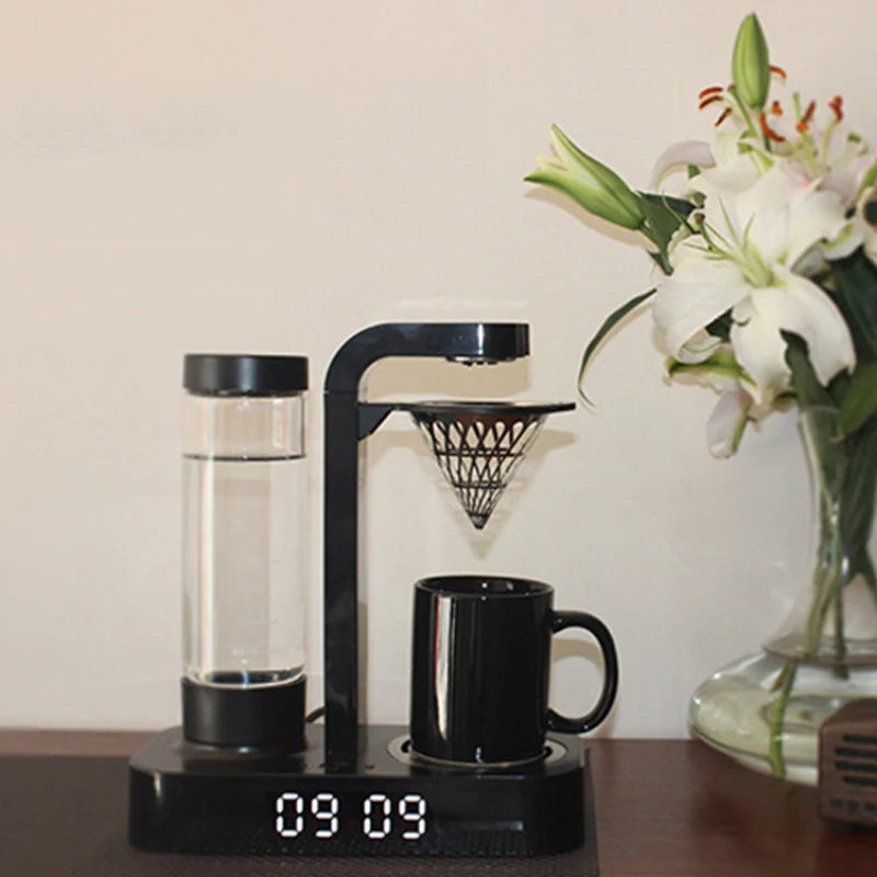 220V/600W Drip Type Hand Coffee Maker CM-602 Home Coffee Machine Automatic Clock Small Tea Maker
