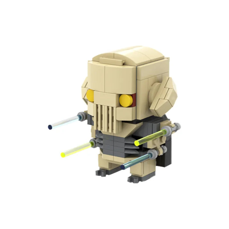 LEQUMOC Space Wars Figures Vader-Anakined Queen Jar Binksed General-Grievous Building Blocks  Toys for Gifts