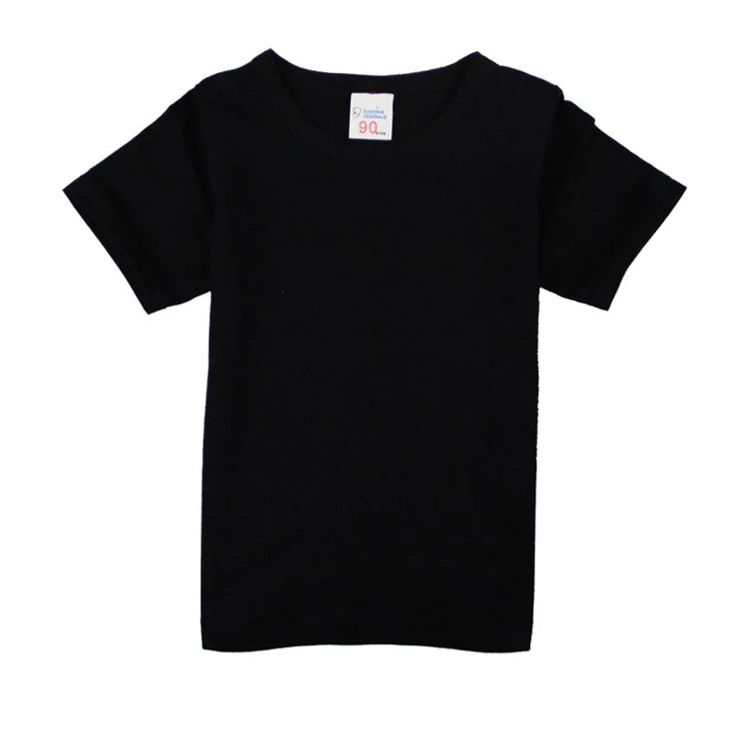 Boys Long Sleeve T Shirts For Children Spring Autumn pure color T-shirt Cotton 1 -15T Kids Clothing Baby Girls Tops Tees Clothes