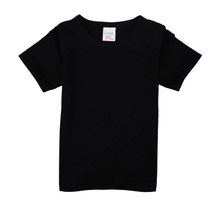 Boys Long Sleeve T Shirts For Children Spring Autumn pure color T-shirt Cotton 1 -15T Kids Clothing Baby Girls Tops Tees Clothes