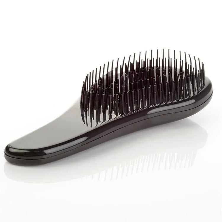 Magic Anti-static Hair Brush Handle Tangle Detangling Comb Shower Electroplate Massage Comb Salon Hair Styling Tool