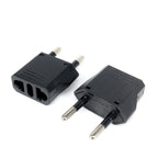 1-50pcs EU Euro KR Plug Adapter US to EU Plug Adapter Travel KR EU Adapter Electric EU KR Plug Converter Power Sockets AC Outlet