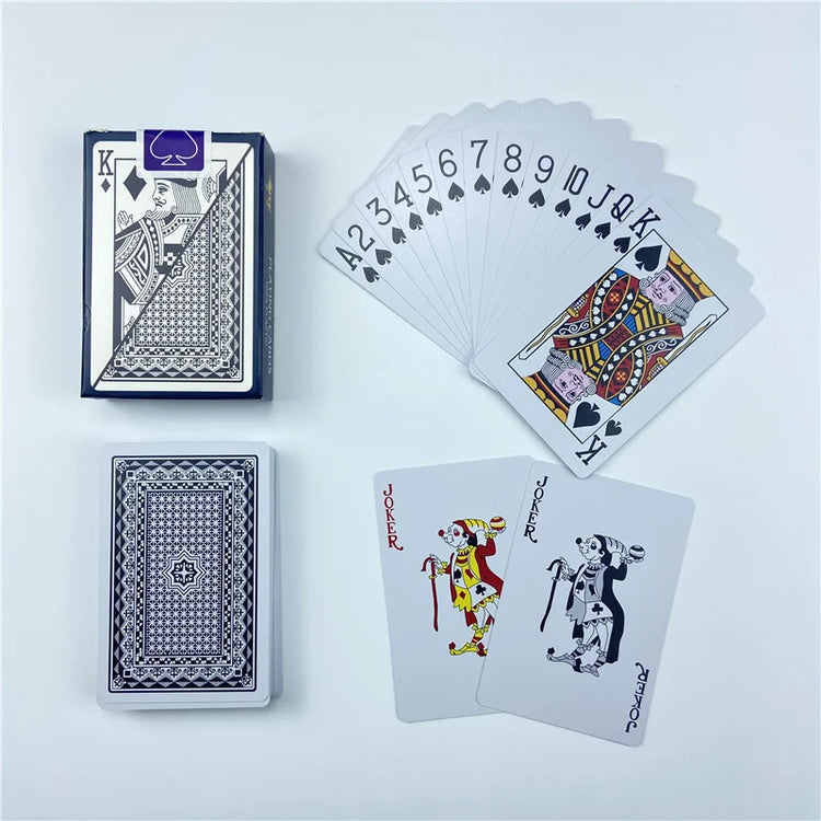 1pcs Playing Cards PVC Pokers Plastic Baccarat Texas Hold'em Poker Cards Board Games Waterproof Wearable Card Game Baralho Deck