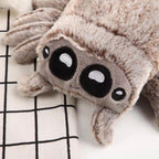 Cross-border simulation small spider doll Luca spider black and white spider doll doll Halloween decoration ornaments