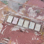 Nail glitter powder cloth spirit mud six palace grid new burst flash solid Maillard starlight ice through DIY nail decorations
