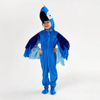 Halloween Children's Performance Costume Cartoon Animal One-piece Costume Blue Red Parrot COS Performance Costume