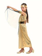 Halloween Cosplay Ancient Egyptian Costume Masquerade Egyptian Queen Little Princess Dress Costume