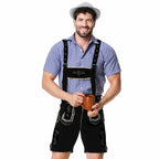 Halloween Costume Wish German Oktoberfest Costume Men's Overalls Suit Adult Stage Cosplay Costume