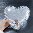 Chain love Disco ball Disco love glass decorations party reflective atmosphere products Christmas