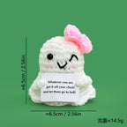 Cross-Border Amazon Handmade Knitted Doll Halloween Gift Ghost Little Devil Grim Reaper Emotional Plush Toy Wholesale