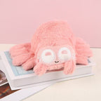 Cross-border simulation small spider doll Luca spider black and white spider doll doll Halloween decoration ornaments